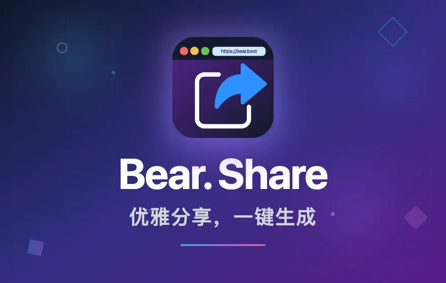 Bear. Share Screenshot