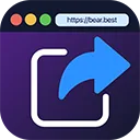 Bear. Share Icon