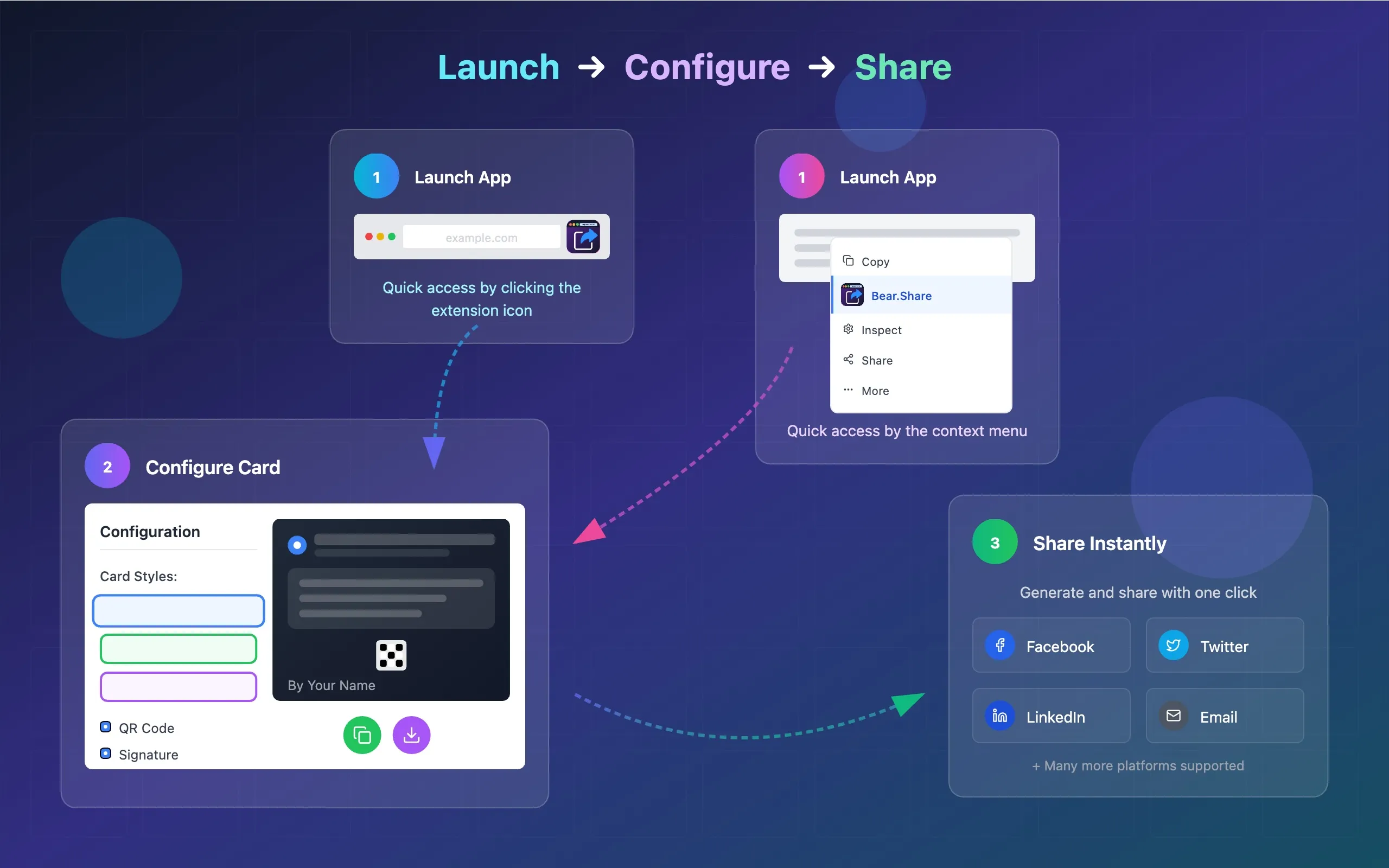 Bear Share Feature Demo 1