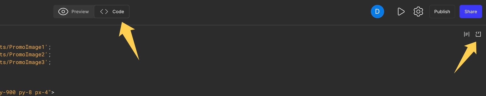 An unremarkable button